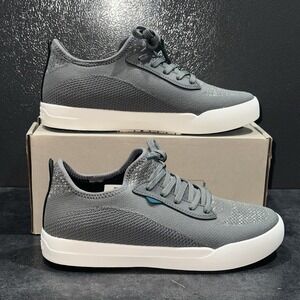 Vessi Weekend Sneaker Womens Size 8 Waterproof Shoes Concrete Grey Mens 7 EUC